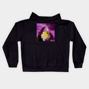 Purple & Lemon Orchid Kids Hoodie